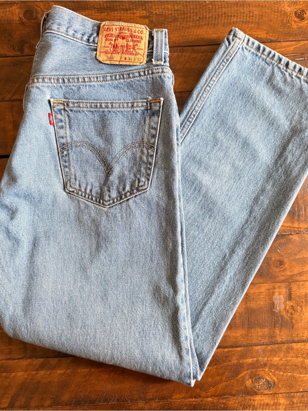 Y2K Levi’s 505 Regular Fit Jeans, Men’s Size 34x32